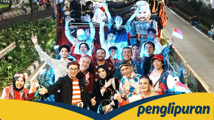 Deretan Artis Papan Atas Menyusuri Karnaval Kemerdekaan dalam Kendaraan Kemenbud!