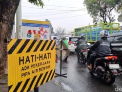 Macet Mendera Lebak Bulus, Proyek Galian Pipa Air Sampai Desember