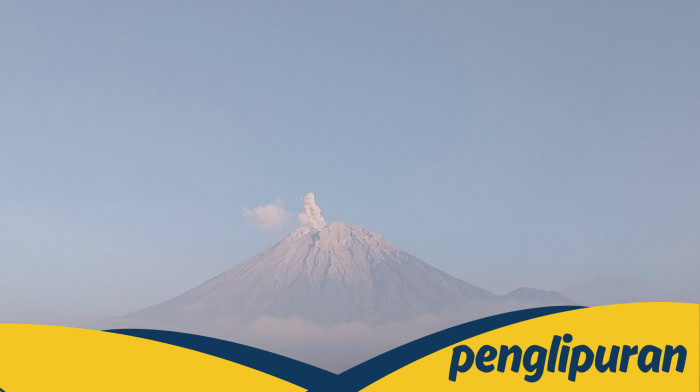 **4 Kali Erupsi Gunung Semeru Hari Ini, Letusan Mencapai 1 Km!**