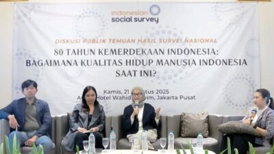 **65,02% Warga Indonesia Merasa Hidup Mereka Cukup Baik, Menurut Survei ISS**