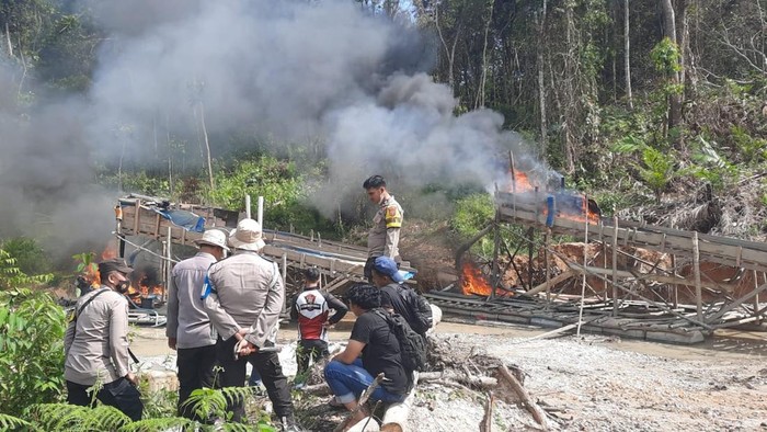 Operasi PETI di 4 Desa Inhu, 10 Rakit Dikampanyekan untuk Dimusnahkan!