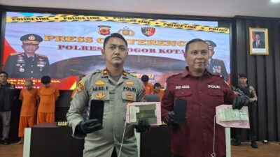 Polresta Bogor Bekuk Komplotan Copet, Raup Ratusan Juta – Rp 126 Juta Harta Korban Dihimpun