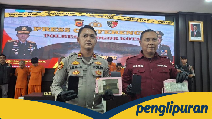 Polresta Bogor Bekuk Komplotan Copet, Raup Ratusan Juta - Rp 126 Juta Harta Korban Dihimpun