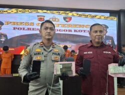 Polresta Bogor Bekuk Komplotan Copet, Raup Ratusan Juta – Rp 126 Juta Harta Korban Dihimpun