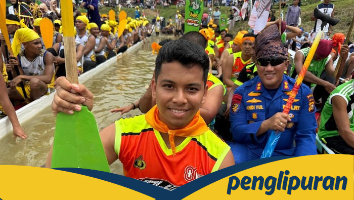 [Nasional] Kemenangan Dramatis Jalur Raga Bhayangkara Riau Vs Lanal di Pacu Jalur