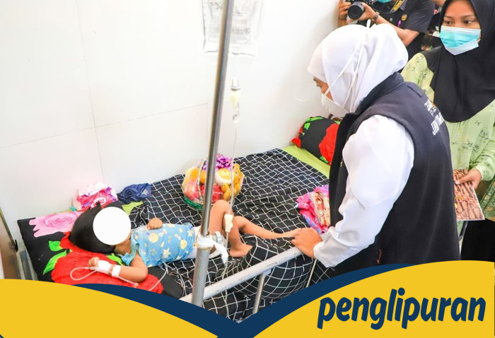 Khofifah Minta Perkuat Kolaborasi, Jadi Solusi Campak di Sumenep?