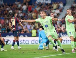 **Levante Vs Barcelona: Blaugrana Si Jago Comeback, Duel Menegangkan di Valencia**