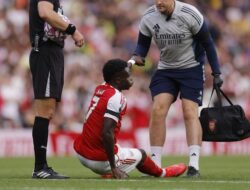 Saka Cedera Jelang Lawan Liverpool, Arsenal Terancam Hilangkan Senjata Mereka