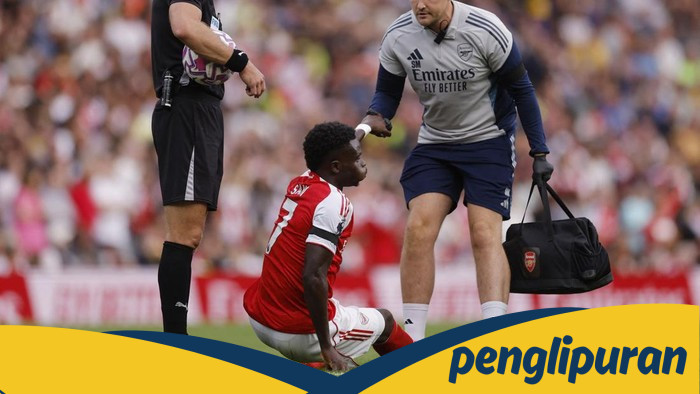 Saka Cedera Jelang Lawan Liverpool, Arsenal Terancam Hilangkan Senjata Mereka