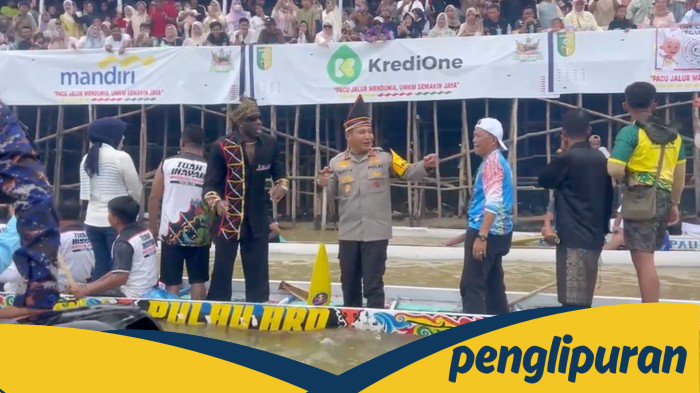 **Melly Mike Berikan Wajah Baru Pacu Jalur, Kapolda Riau: Lestarikan Budaya dan Alam!**