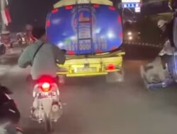 Truk Tangki Air Dikejar-kejar, Diduga Serempet Angkot di Bogor! Viral Truk Tangki Air Dikejar-kejar Usai Diduga Serempet Angkot di Bogor!
