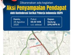 Demo Buruh Hari Ini, Polisi Imbau Masyarakat Hindari Jalan di Sekitar DPR RI