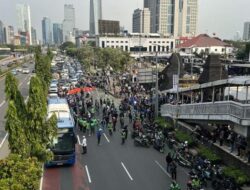 “Kebakaran Api Demo, Gatot Subroto Terhenti di Polda Metro Jaya”