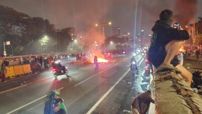 Massa di Polda-DPR Bertahan, Kwitang Bubar: Peta Situasi Jakarta tengah Malam Ini