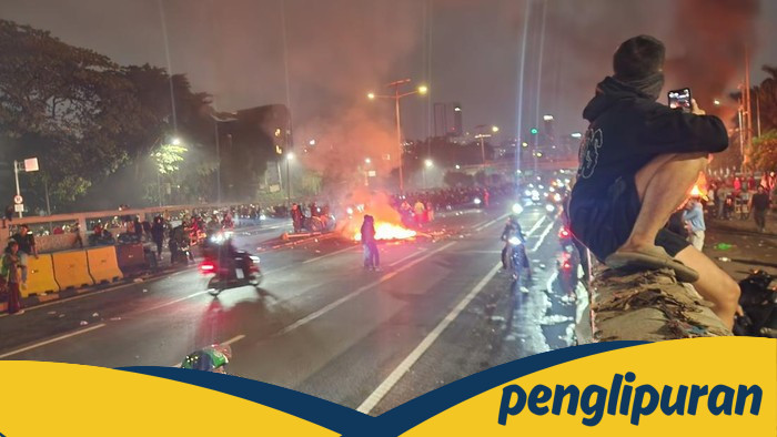 Massa di Polda-DPR Bertahan, Kwitang Bubar: Peta Situasi Jakarta tengah Malam Ini