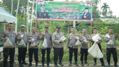 “Polres Inhu Rekrut 2 Ribu Ekor Ikan, Kebutuhan Pangan Masyarakat Terdongkrak!”