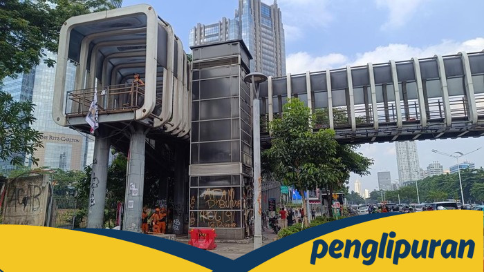 **Kondisi Terkini di Polda Metro: Halte dan JPO Jadi Sasaran Vandalisme**