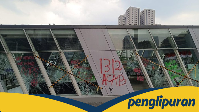 Stasiun MRT Istora Mandiri Tersia-sia, Kerusakan Massal Usai Kericuhan di Sudirman
