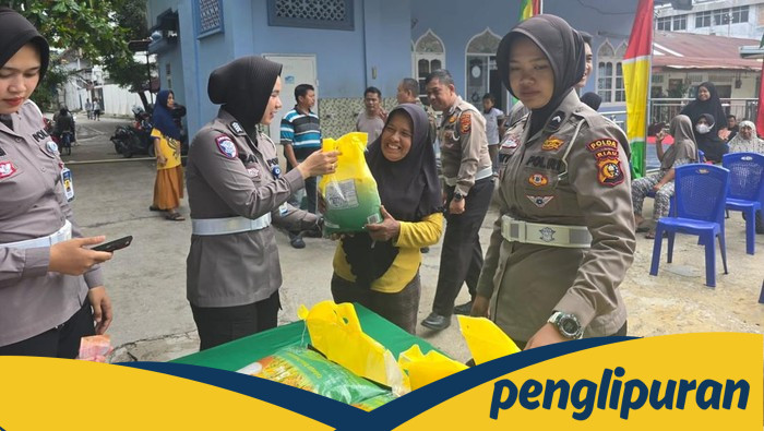 Ditlantas Polda Riau Gendong 2 Ton Beras, Gerakan Pangan Murah Hadirkan Solusi Nyata!