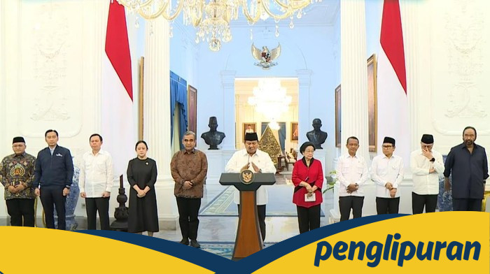 Prabowo Bersama Ketum Parpol, 8 Poin Menyebut Namakan Demo!