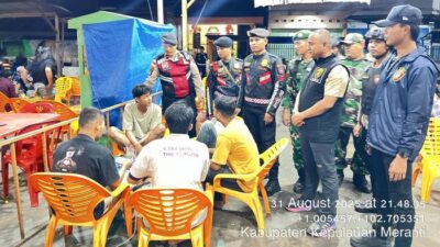 **Tim RAGA Gelar Patroli Malam di Meranti Riau, Kondisi Tetap Kondusif**