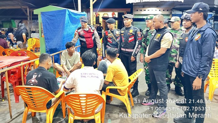 **Tim RAGA Gelar Patroli Malam di Meranti Riau, Kondisi Tetap Kondusif**