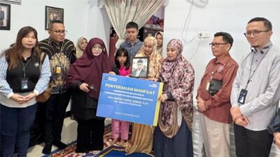 TASPEN Berikan Santunan pada Keluarga yang Terdampak Unjuk Rasa di Makassar