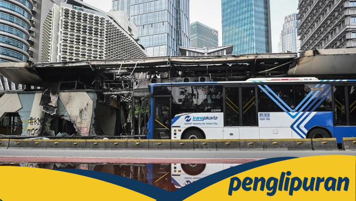 TransJ Tetap Beroperasi Penuh, 22 Halt Rusak Dikarenakan Kericuhan, Ini Rute yang Disesuaikan