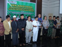 Warga Kepulauan Meranti Gelar Deklarasi Damai, Tolak Aksi Anarkis