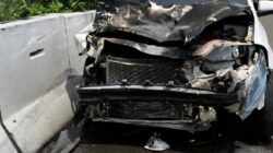 **Tragedi Jalanan! Sedan Tabrak Truk Boks di Tol Jagorawi, Arah Bogor, Hingga Terbakar**