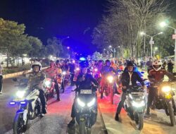 Bupati Hingga Kapolres Pelalawan Turun Ke Jalan, Gelar Patroli Keamanan di tengah Ketegangan Masyarakat