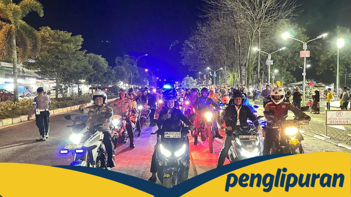 Bupati Hingga Kapolres Pelalawan Turun Ke Jalan, Gelar Patroli Keamanan di tengah Ketegangan Masyarakat