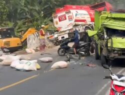 Tragedi Jalanan: 6 Kendaraan Hancur dalam Tabrakan Truk Tangki di Bogor!