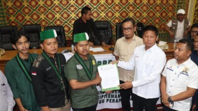 “DPRD Pelalawan Terima Aspirasi Mahasiswa HMI, Polisi Apresiasi Unras Damai”