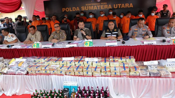 Polda Sumut Raih Rekor, Bongkar Narkoba Rp 562 M Selama 2025, 829 Tersangka Jatuh