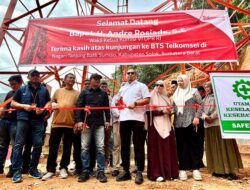 Andre Rosiade Resmikan BTS Telkomsel di Solok, Target 6 Tower Baru 2026 – Update 1