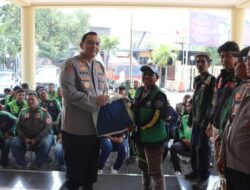 Polres Priok Berikan Cek Kesehatan Gratis kepada Ribuan Ojol di Priok, Jakarta