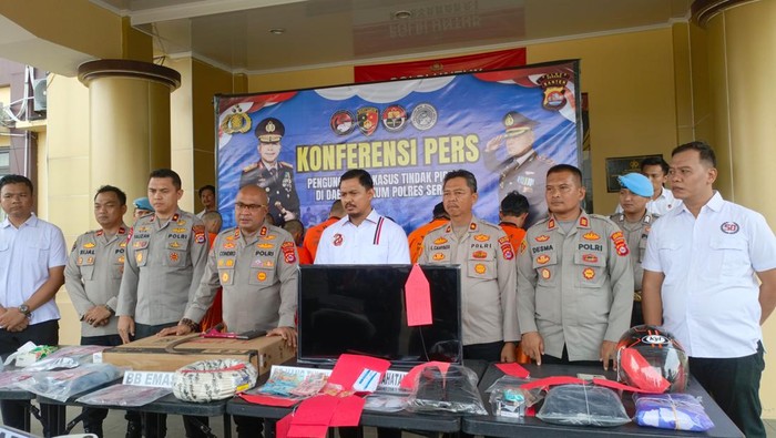 Polisi Tangkap 8 Pelaku Sindikat Curas hingga Curanmor di Serang dalam 10 Hari