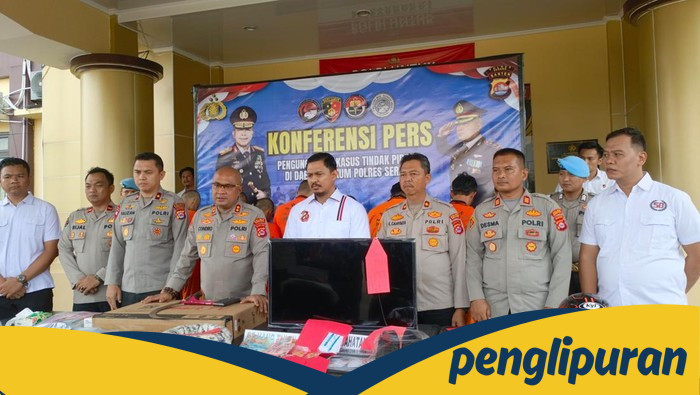 Polisi Tangkap 8 Pelaku Sindikat Curas hingga Curanmor di Serang dalam 10 Hari
