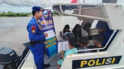 “Pustaka Apung Polairud Polres Siak: Menyelamatkan Generasi Muda dari Kebodohan dengan Literasi”