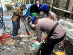 “Polairud Polres Meranti Bersih-bersih Sungai, Wujudkan Green Policing yang Mencekok!”