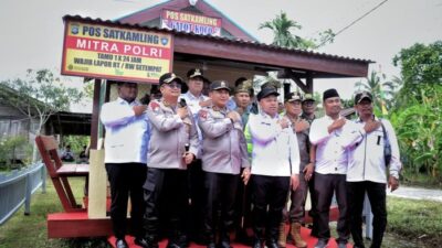 Polda Riau Perkenalkan Green Satkamling, Masyarakat Berperan dalam Keamanan dan Penghijauan
