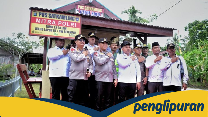 Polda Riau Perkenalkan Green Satkamling, Masyarakat Berperan dalam Keamanan dan Penghijauan
