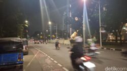 Demo Buruh-Ojol di Patung Kuda Bubar, Lalu Lintas Medan Merdeka Selatan Normal Lagi