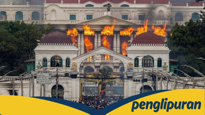 Nepal Berkobar! Demo Brutal Menyerang Gedung DPR dan Menteri Terancam