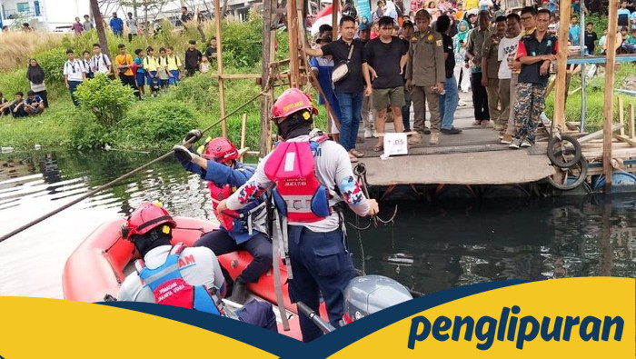 Pria di Cilincing Hilang Usai Tercebur Sungai Saat Naik Perahu Eretan - Update 1