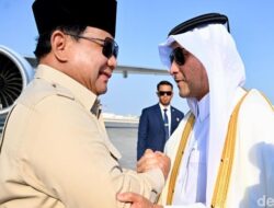 “Momen Prabowo Tiba di Doha: Pertemuan Strategis Jelang Emir Qatar”