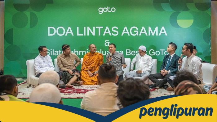 **Doa Lintas Agama! Ribuan Mitra Gojek Bersama Karyawan GOTO Bersatu Doakan Indonesia**