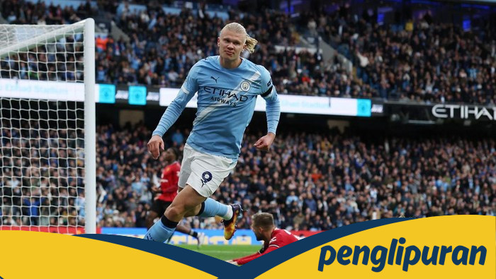 Brace Haaland Menyilaukan, Man City Kukuhkan Dominasi 3-0 atas Setan Merah!