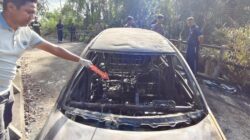 Polres Inhil Selidiki Kebakaran Mobil yang Makan Korban Pria dan Wanita